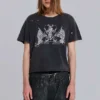 Rock Revival Distressed National Cropped T-Shirt