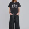 Rock Revival Distressed National Cropped T-Shirt