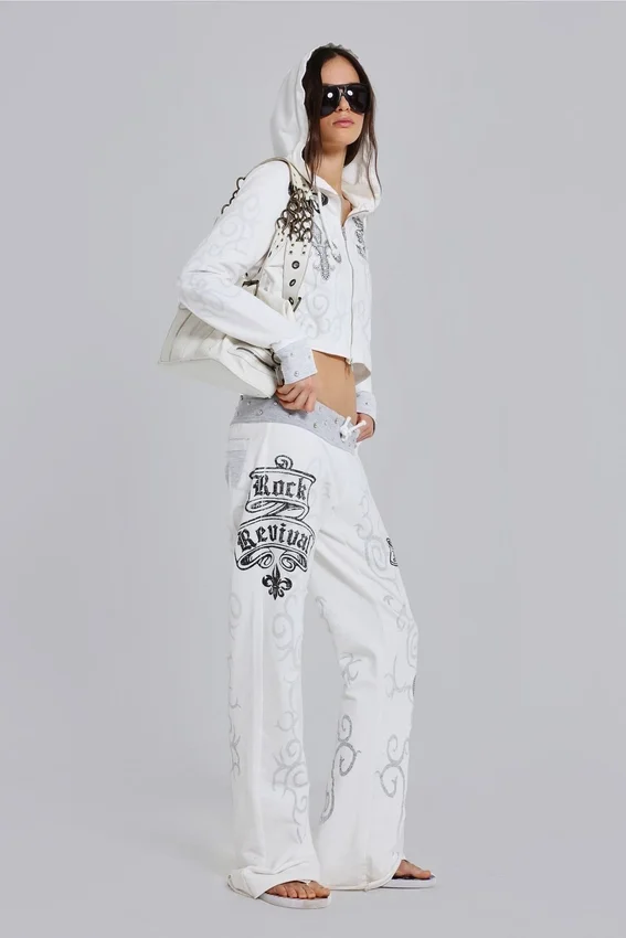 Rock Revival Graphic Studded Joggers