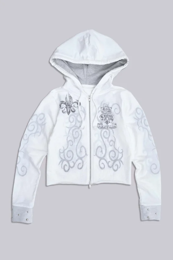 Rock Revival Graphic Studded Hoodie