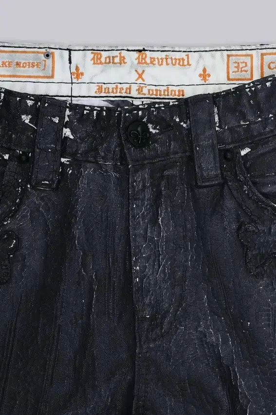 Rock Revival Moto Wax Jeans