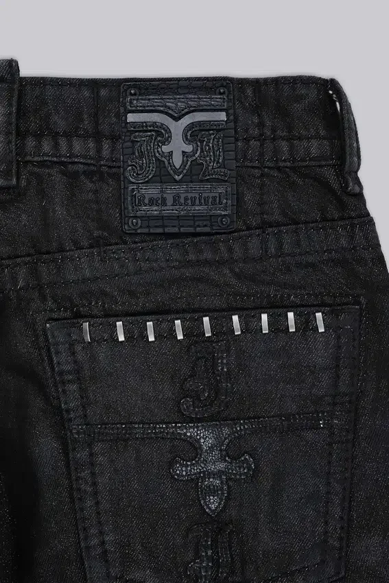 Rock Revival Staple Wax Bootcut Jeans