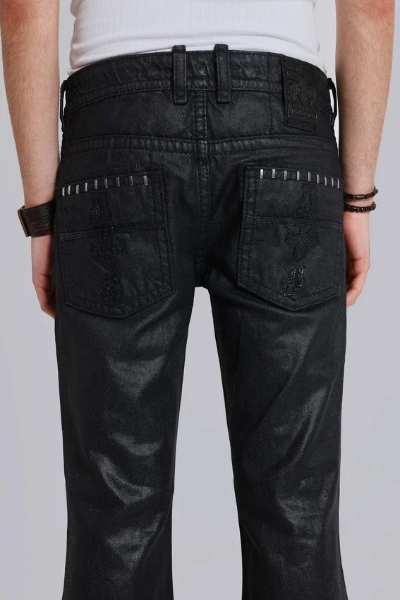 Rock Revival Staple Wax Bootcut Jeans