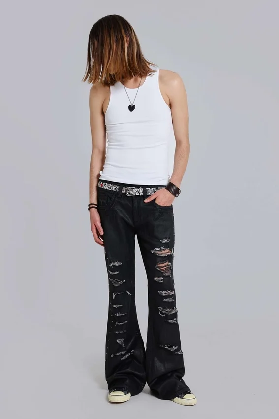 Rock Revival Staple Wax Bootcut Jeans