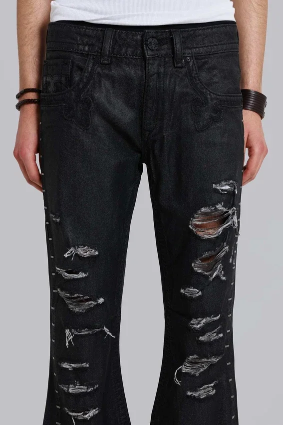 Rock Revival Staple Wax Bootcut Jeans