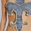 Rock Revival Studded Fleur de Lis Top