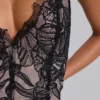 Roswen Lace Corset Top in Black
