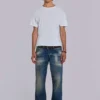 Saddle Skinny Brown Leather Belt