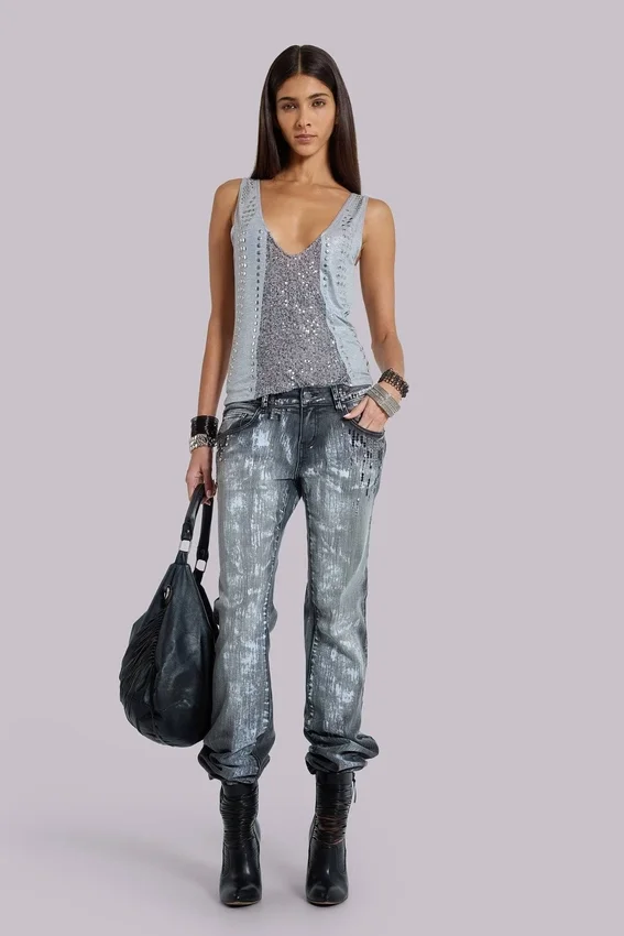 Sequin Bootcut Cooper Jeans