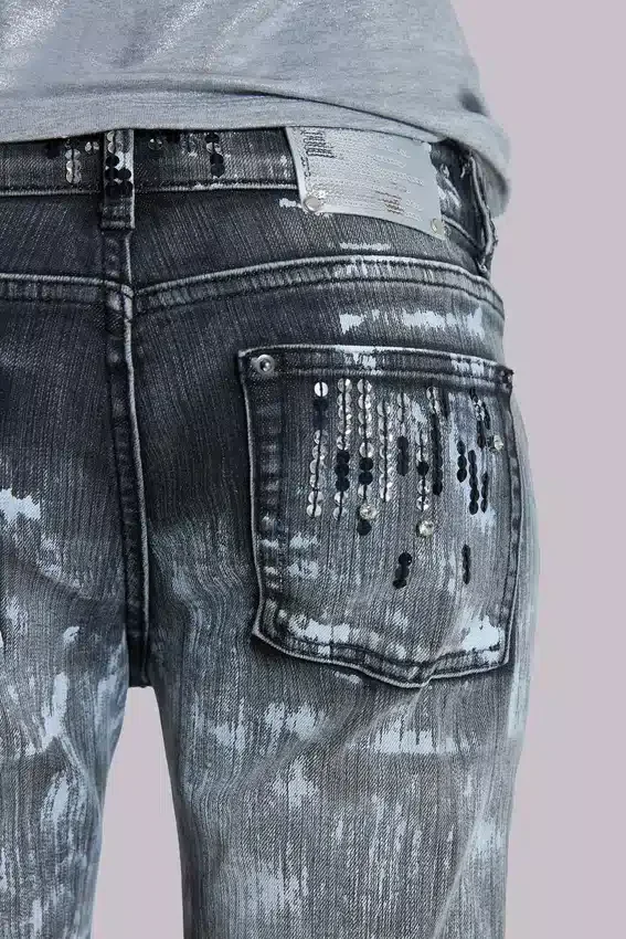 Sequin Bootcut Cooper Jeans