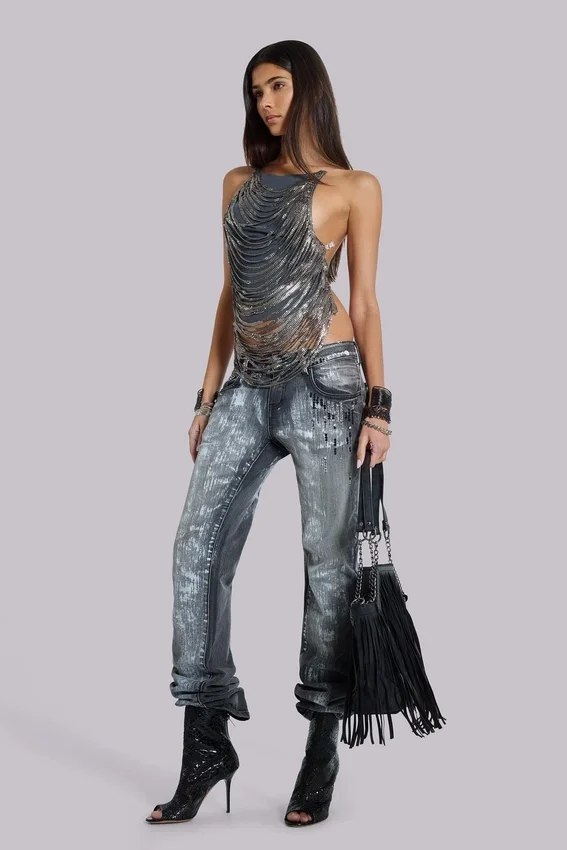 Sequin Bootcut Cooper Jeans