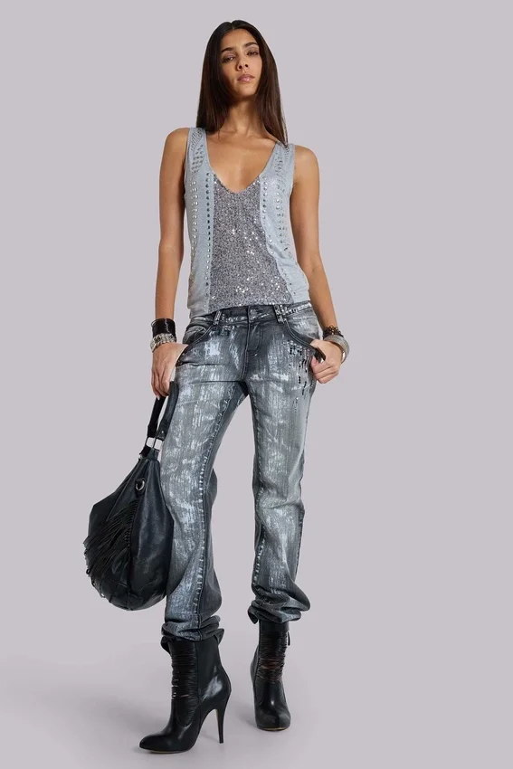Sequin Bootcut Cooper Jeans