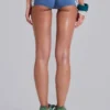 Sever Foldover Mini Shorts