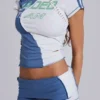Sever Foldover Mini Shorts