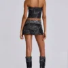 Shadow Studded Mini Skirt