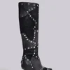 Shadow Studded Knee-High Boot