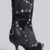 Shadow Studded Knee-High Boot