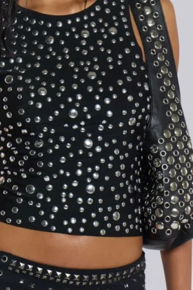 Silvra Studded Tankini Vest