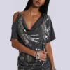 Sky Asymmetric Mini Dress