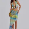 Soleila Draped Maxi Skirt