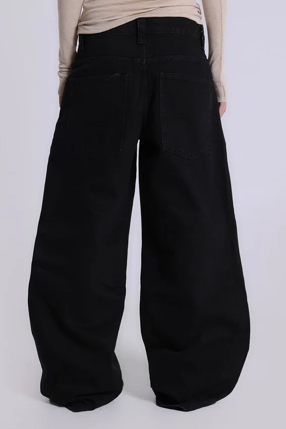 Solid Black Colossus Jeans