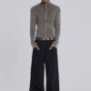 Solid Black Low Rise Colossus Jeans