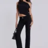 Solid Black Thirteen Jeans
