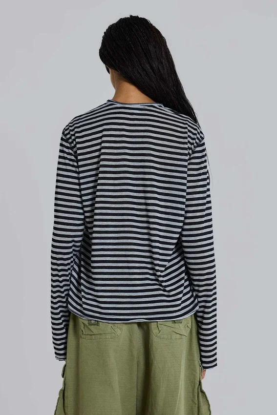 Stripe Long Sleeve Top