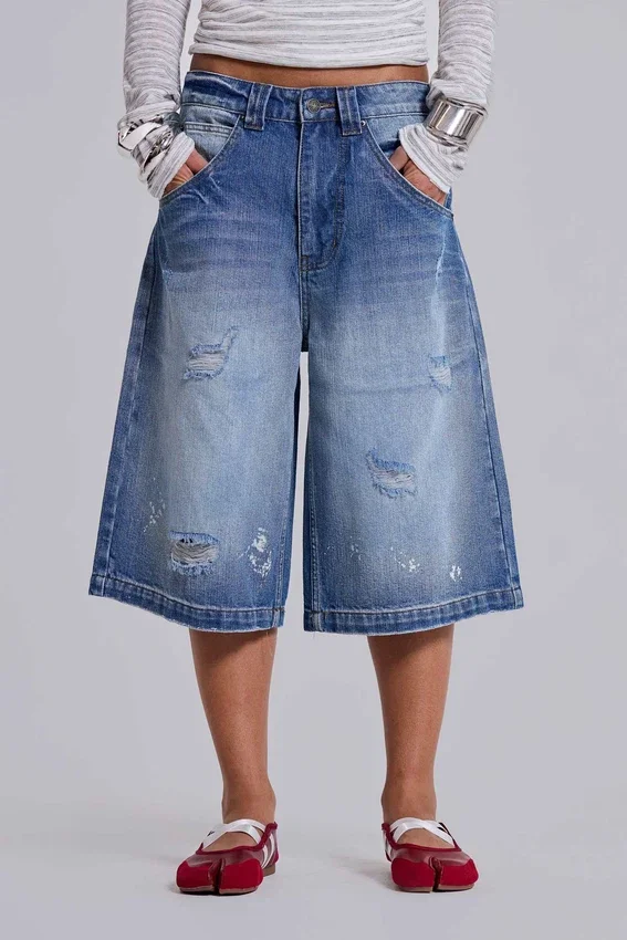 Bleached Colossus Jorts