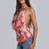 Tatiana Backless Diamante Top