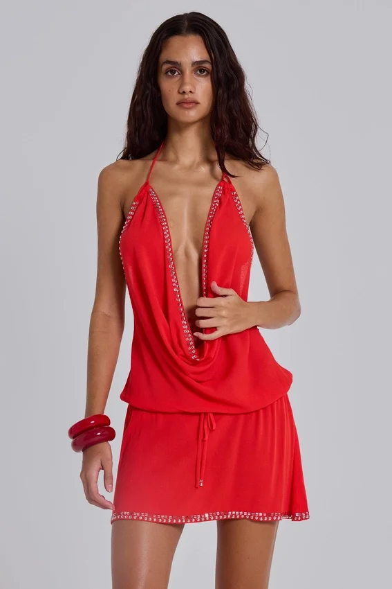 Tatiana Backless Mini Dress