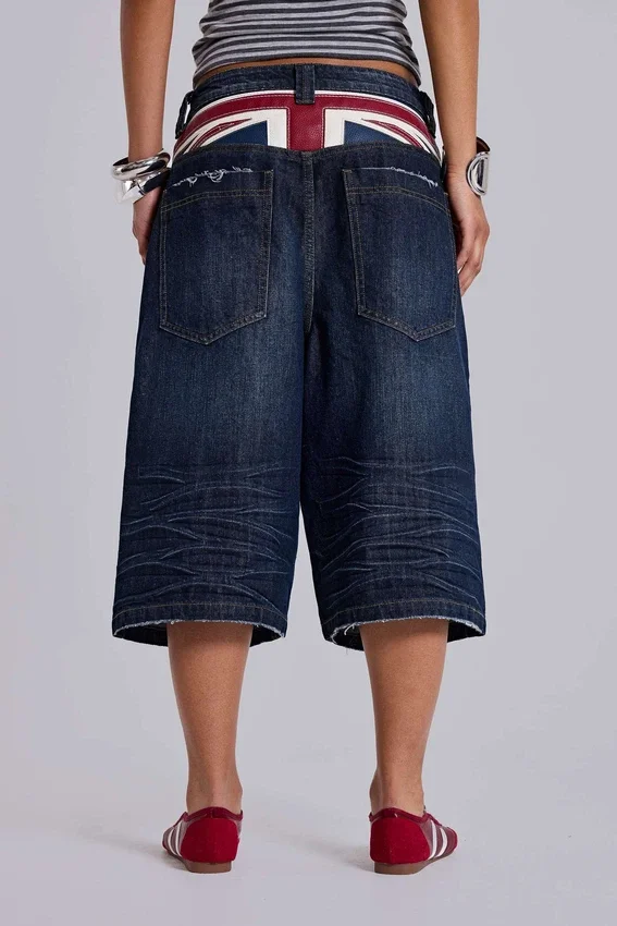 Union Jack Indigo Colossus Jorts