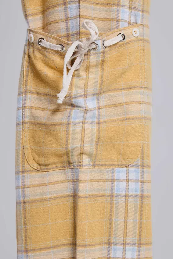 Vellora Low Rise Check Trousers