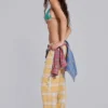 Vellora Low Rise Check Trousers