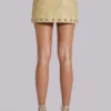 Vinta PU Leather Studded Mini Skirt