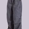 Vintage Grey Parachute Cargo Pants