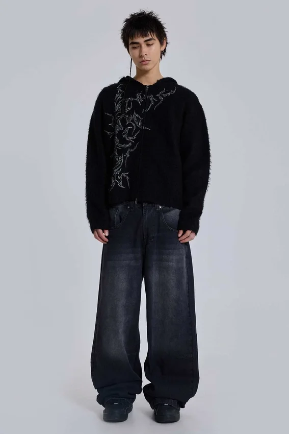 Washed Black Colossus Jeans