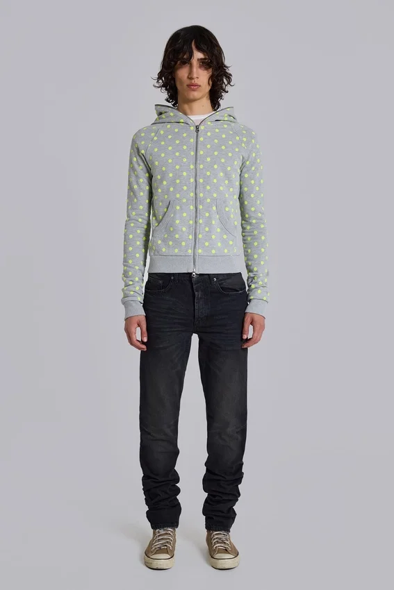Washed Black Drain Jeans