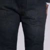 Washed Black Drain Jeans