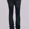 Washed Black Drain Jeans
