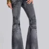Washed Black Drift Bootcut Jeans