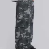 Washed Black Trooper Camo Cargo Pant