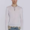 White Mist Long Sleeve Top