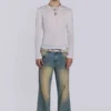 White Mist Long Sleeve Top