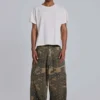 White Moth Cropped T-Shirt