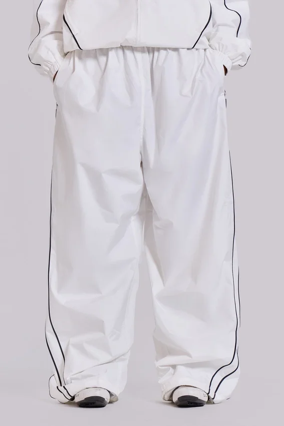 White Vapor Tracksuit Bottoms
