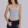 Zadie Denim Cut Off Mini Skirt in Dark Wash