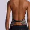 Zebra Zene Backless Top